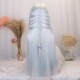 Lolita Princess Wig Girl Cosplay Gemstone Color Lolita Children's Colorful Rainbow Wig Gradient Long Hair Set