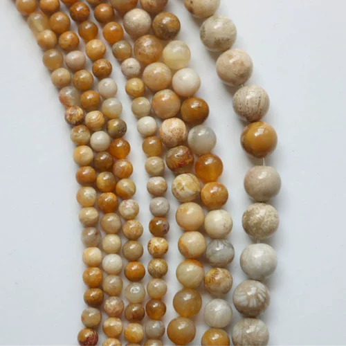 Натуральные коралловые бусины, украшение-шарик, браслет из бисера, аксессуары, 4-12мм, оптовые продажи