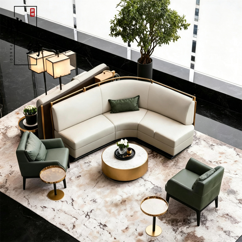 Modern Minimalist Hotel Lobby Reception Curved Sofa Booth Sales Office Negotiation Tables and Chairs Shopping Mall Rest Area Sofa Modern Minimalist Hotel Lobby Reception Curved Sofa Booth Sales Office Negotiation Tables and Chairs Shopping Mall Rest Area Sofa
