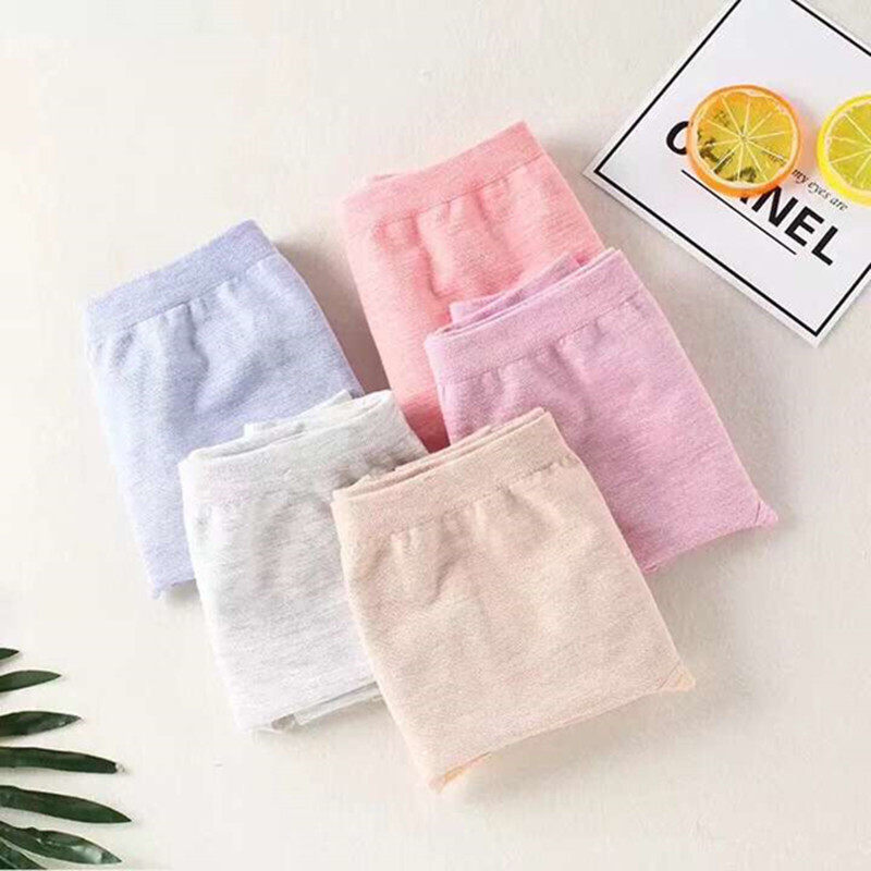 Full of 2 modal seamless cotton crotch waist plus fertilizer to increase super elastic women's triangle panties Lizhiyuan 676