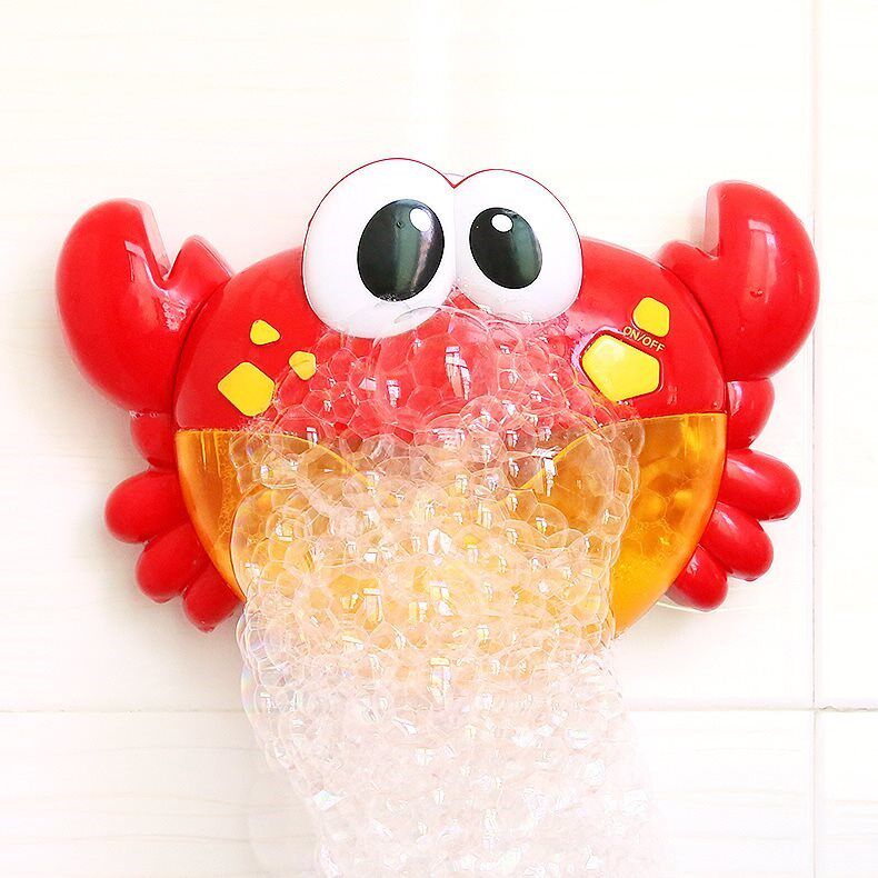 Frog crab bubble machine music bubble bath bath