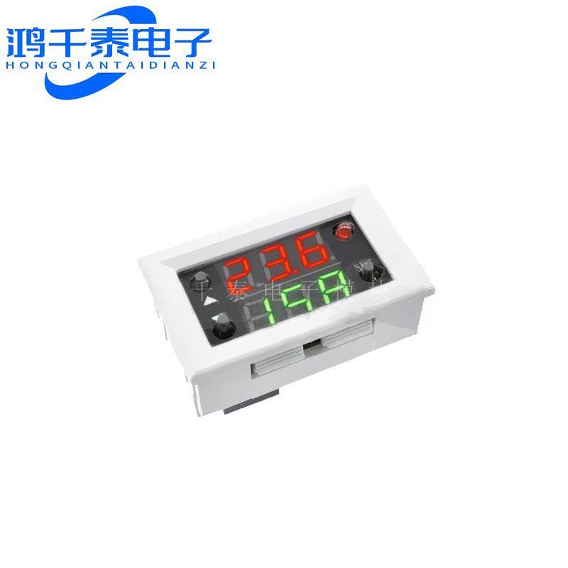 12V延时定时器 无限循环延迟双数显时间继电器模块 多功能