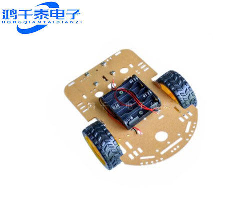 2WD循迹/壁障/智能小车底盘套件 智能机器人 送测速码盘