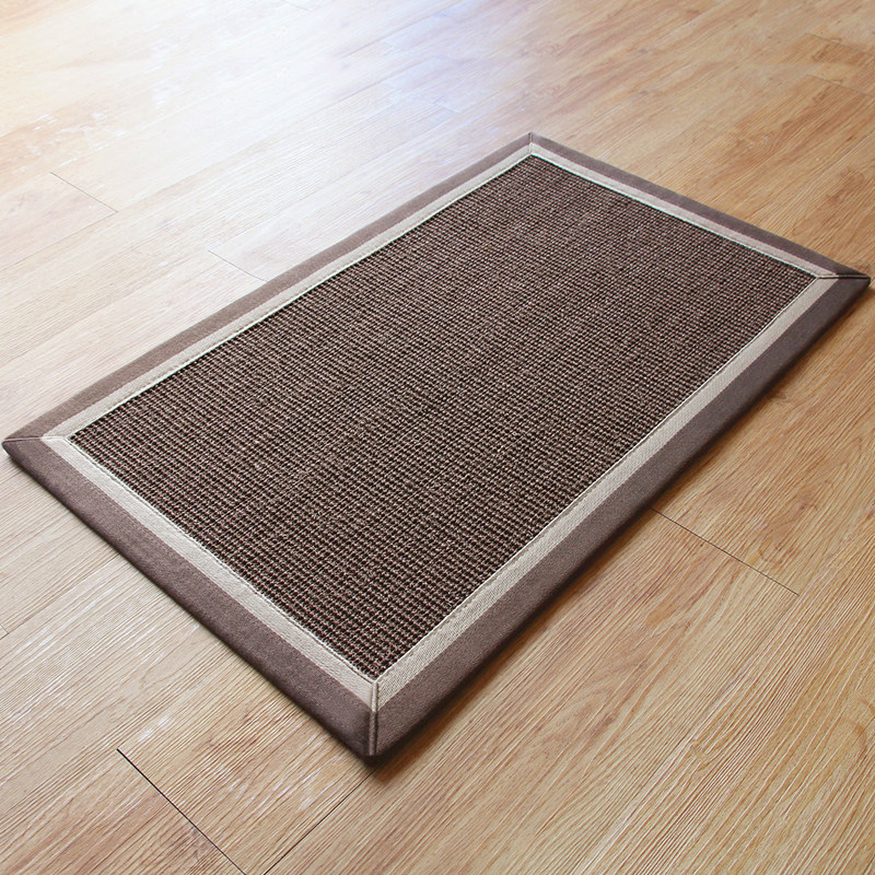 Phil Sisal Rug Straw Mat Non-slip Door Mat Entrance Entry Door Straw Weaving Dirt-resistant Foot Mat Custom Size