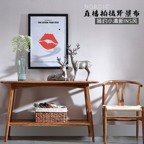 Net red anchor live decoration background cloth 3d Cubism personality Photography hanging cloth for shooting video shake-up wall cloth