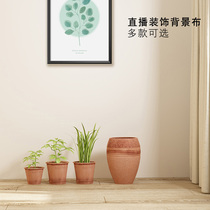 Live background cloth net red anchor shooting photo decoration hanging cloth 3D stereo personality brief about atmospheric background wall paper