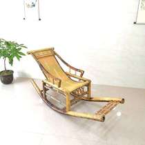 Bamboo lounge chair rocking chair adult nap leisure home balcony single sleeping chair bamboo old man getaway chair