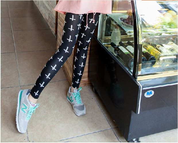 2019 mới đen trắng mỏng chân giản dị quần bút chì sọc dọc kéo dài bảy / chín quần nữ mùa xuân hè - Khởi động cắt quần jean ống rộng nữ