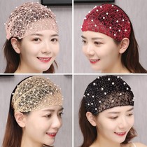 Korean hair band female Net red out summer thin wide edge pressure hair cover white hair headband headdress broken hair hoop
