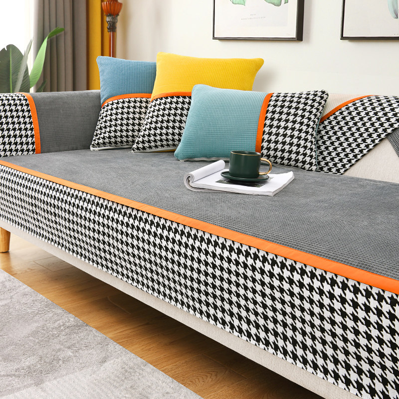 Simple modern sofa cushion cover four seasons universal modern non-slip cushion sofa cover all-inclusive universal cover cloth towel