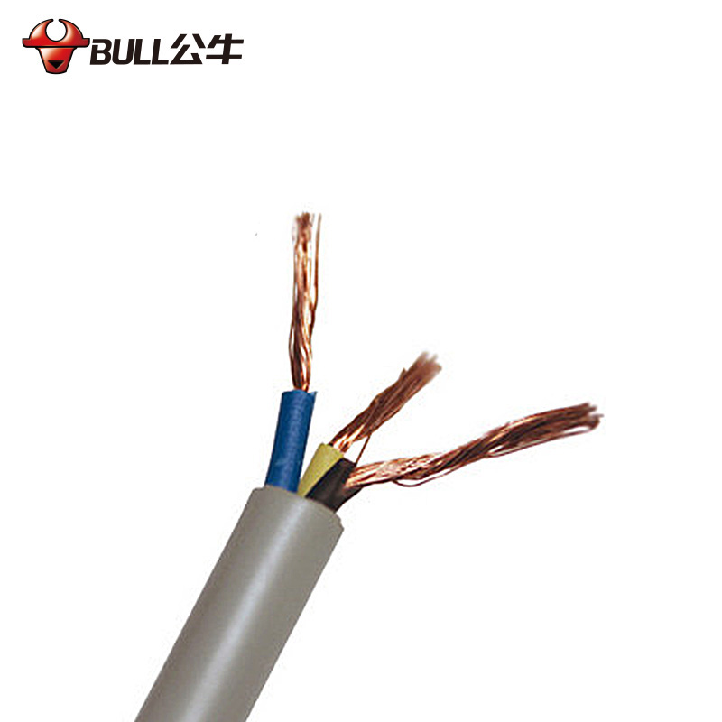 Bull Wire Three Copper Core Inserted Row Wire 0 75 1 Squared Jacket Wire Extension Cord Home Connected Power