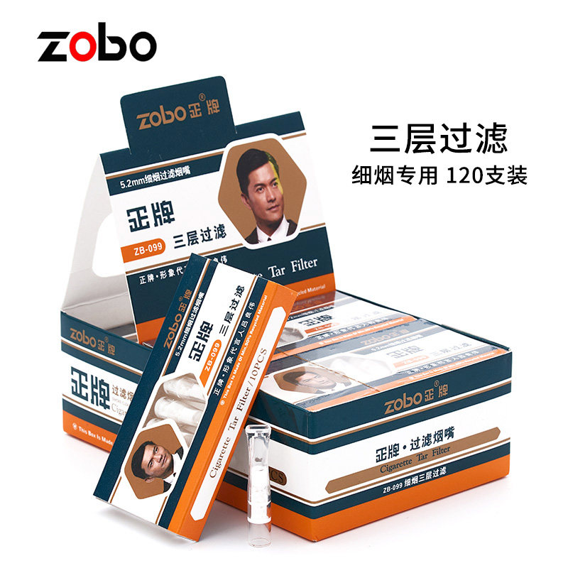 zobo positive plate fine smoke cigarette holder filter disposable triple men fine branch fragrant smoke exclusive filter cigarette holder