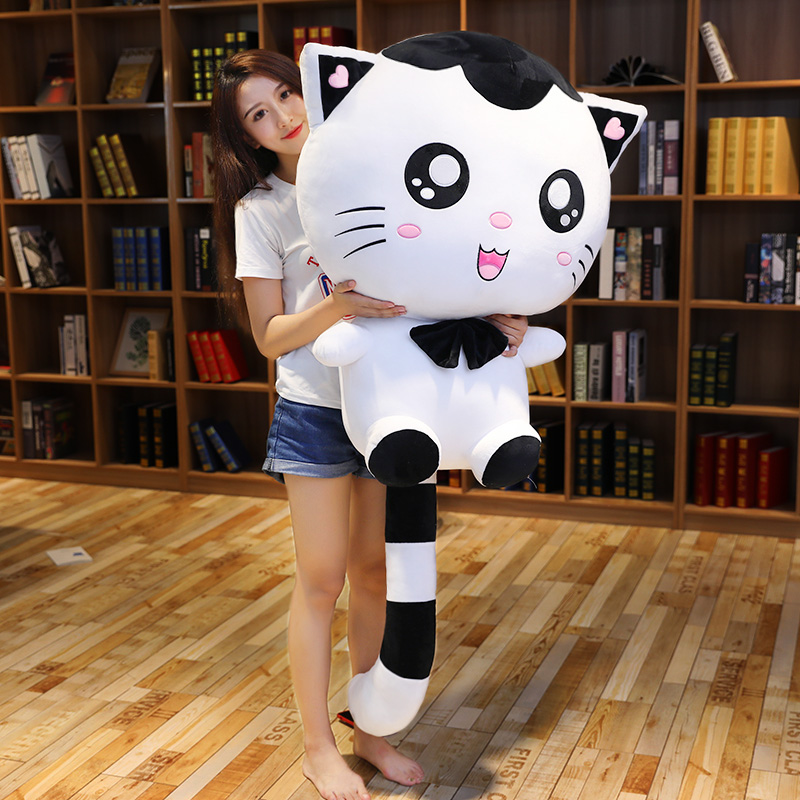 Cat stuffed toy cute rag doll hugging bear doll sleeping pillow bed doll girl birthday gift