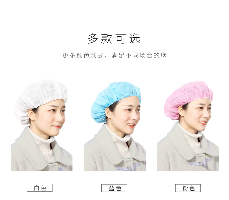 nón y tế Mũ dùng một lần mũ đầu bếp chống bụi mũ chống bụi nhà bếp nam nữ mũ vệ sinh mũ làm việc xưởng Bao Đầu nón trùm đầu y tế mũ tĩnh điện