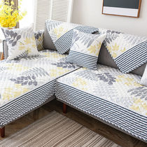 Sofa cushion four seasons universal non-slip Nordic simple modern cotton back towel full cover universal cover full cover cloth