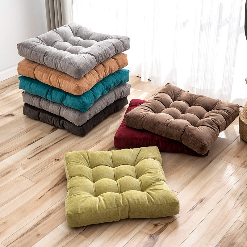 Square futon cushion tatami home bedroom student chair floor breathable thickened chair cushion heightened