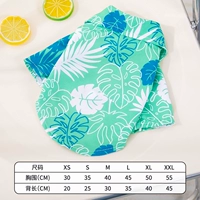 Пляжная зеленая рубашка