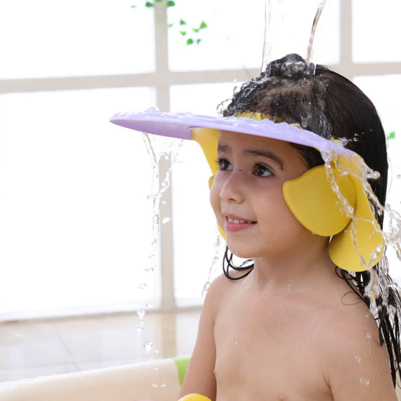 baby wash hair cap
