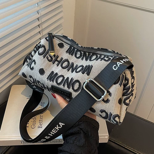 Японская небольшая дизайнерская сумка через плечо, модная сумка на одно плечо с буквами, бретели, ремешок для сумки, коллекция 2023