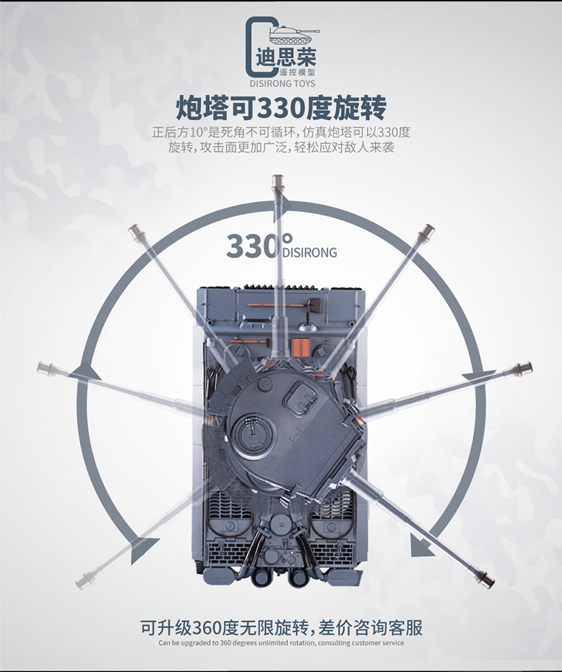 Xe tăng điều khiển từ xa Henglong Đức Tiger Metal Theo dõi đồ chơi SUV quá khổ có thể ra mắt xe ô tô đồ chơi