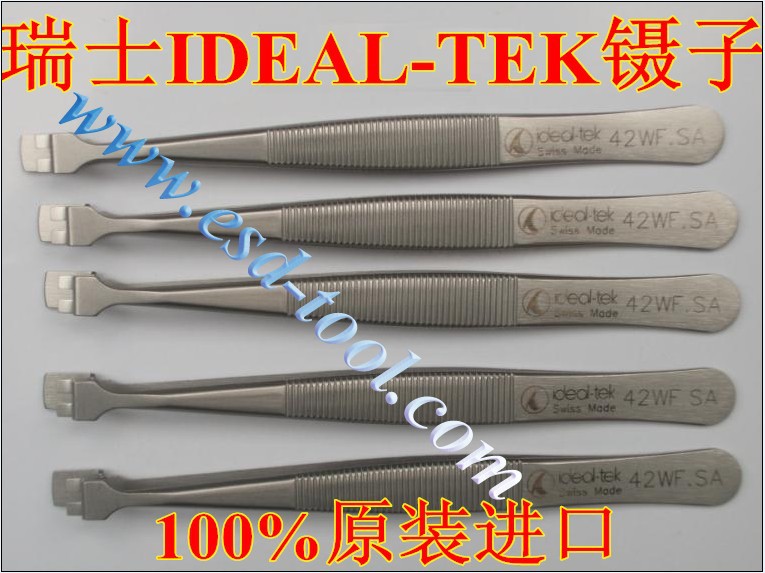独家代理 瑞士Ideal-Tek镊子 晶元片专用镊子42WF.SA 晶硅片镊子