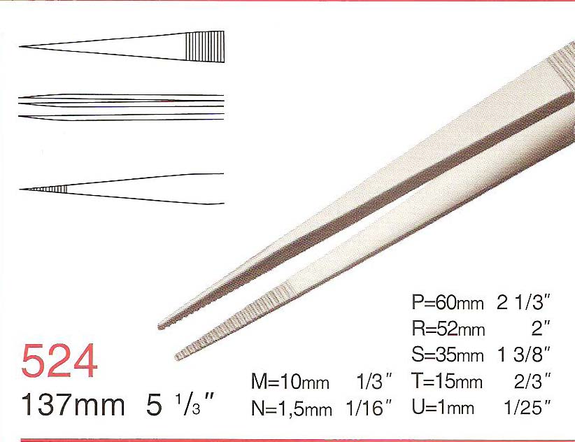 瑞士Rubis镊子524-SA rubis tweezers 抗磁镊子 瑞士镊子