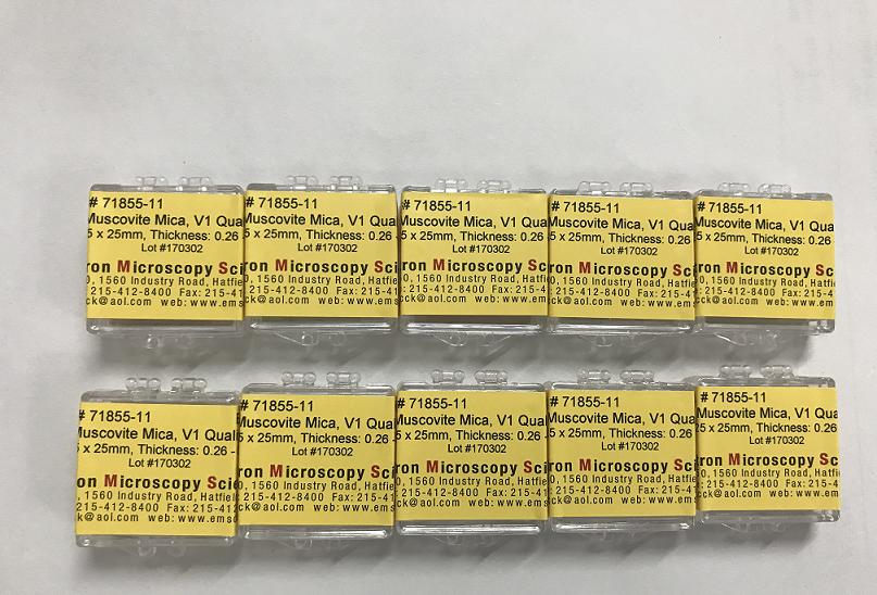 美国EMS云母片71855-11 进口云母片25mm x 25mm  v1级云母片
