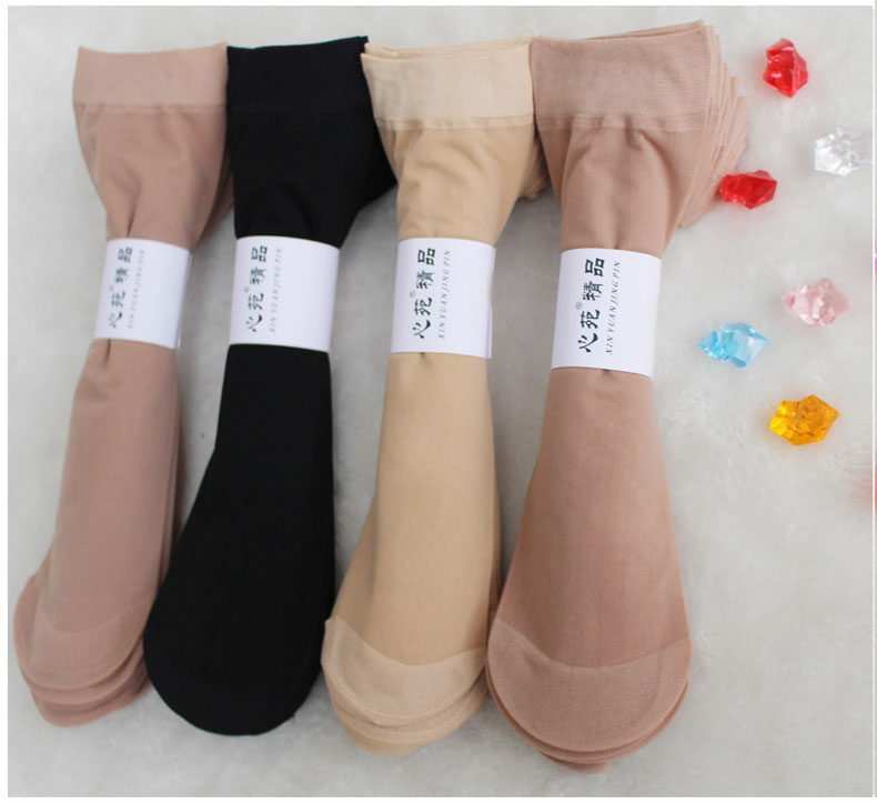 Xinyuan 20 đôi tất mùa xuân và mùa hè mới vớ vớ lụa vớ nhung nữ móc lụa pha lê lụa vớ vớ vớ hoa cúc