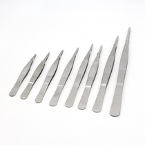Tweezers Medical Small Clip Stainless Steel Multi-Meat Plucking Wow Head With Teeth Dressing Water Grass Length Tweezers Clip Wire Head Tool