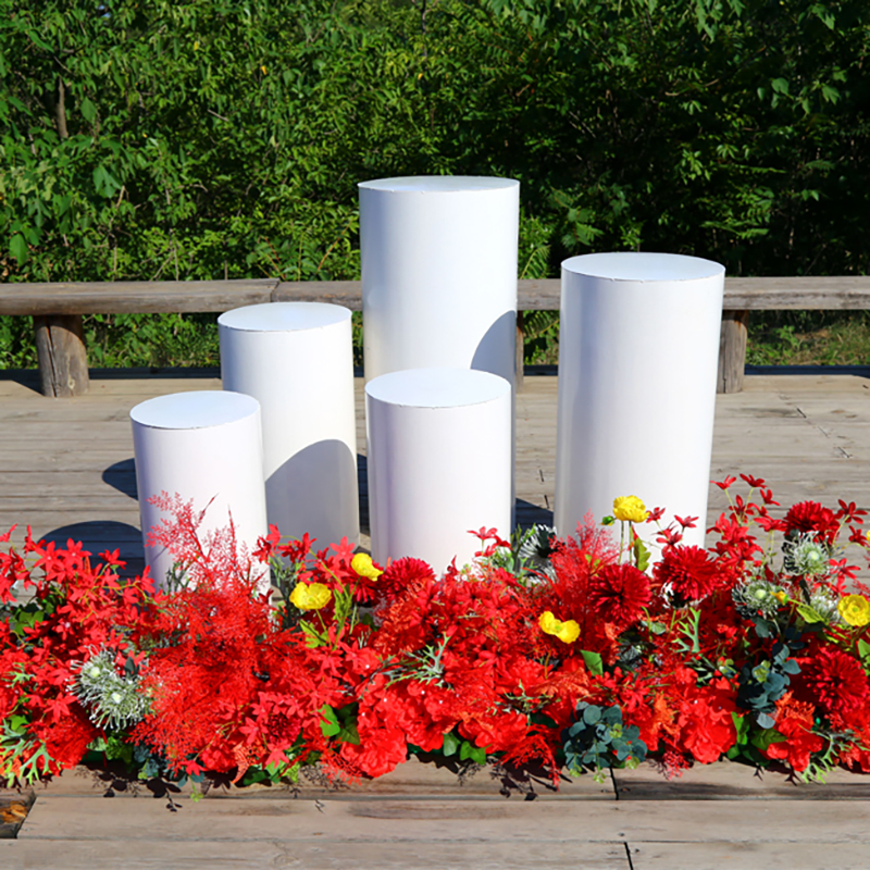 2020 new wedding props wrought iron cylinder dessert table birthday party supplies cake table table ornaments