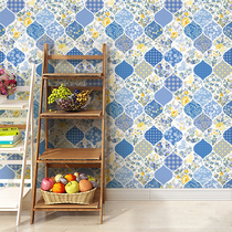 Kitchen oil-proof sticker padded self-adhesive wall stickers decoration refurbished floor toilet waterproof tile sticker hipster