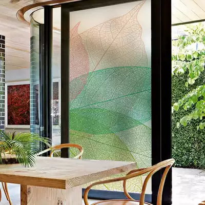 Customized non-adhesive electrostatic tape self-adhesive light transparent transparent semi-transparent glass sticker dressing room sliding door window paper