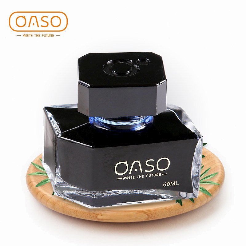 Picasso's oaso Youshang pen ink Black blue blue black red pen ink 50ml dye-based non-carbon ink Student non-blocking pen pen ink bottle
