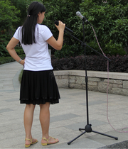 Capacitive microphone holder floor type microphone holder metal tripod professional stage K song Mcframe microphone holder