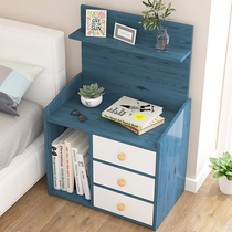 Net red bedside table Small multi-functional dormitory storage bucket cabinet Wooden small cabinet Chest of drawers under the desk DJ4