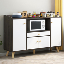 Simple modern kitchen multi-function storage cabinet Ultra-thin 30cm narrow dining side cabinet Household living room tea cabinet DJ8