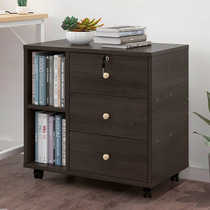 Company office lockable cabinet locker Nightstand Small cabinet Storage locker Removable pulley DJ12