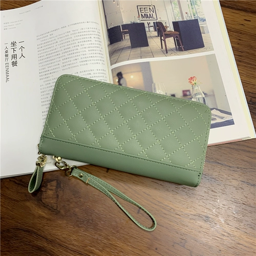 Бумажник, универсальная сумка через плечо, маленькая сумка клатч, кошелек, в стиле Шанель, в корейском стиле