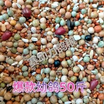 赛动力 幼鸽无玉米鸽子食粮 赛鸽信鸽饲料专用粮50斤