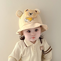 Baby anti-UV hat spring autumn windproof and breathable large eatery beach fishing hood male and female child sunscreen sun hat
