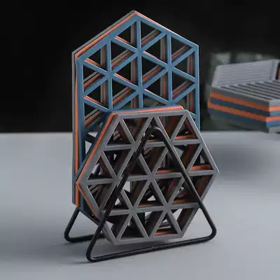 Household heat insulation mat Nordic wind anti-scalding mat plate mat bowl mat coaster kitchen plate dish mat pot mat shelf set