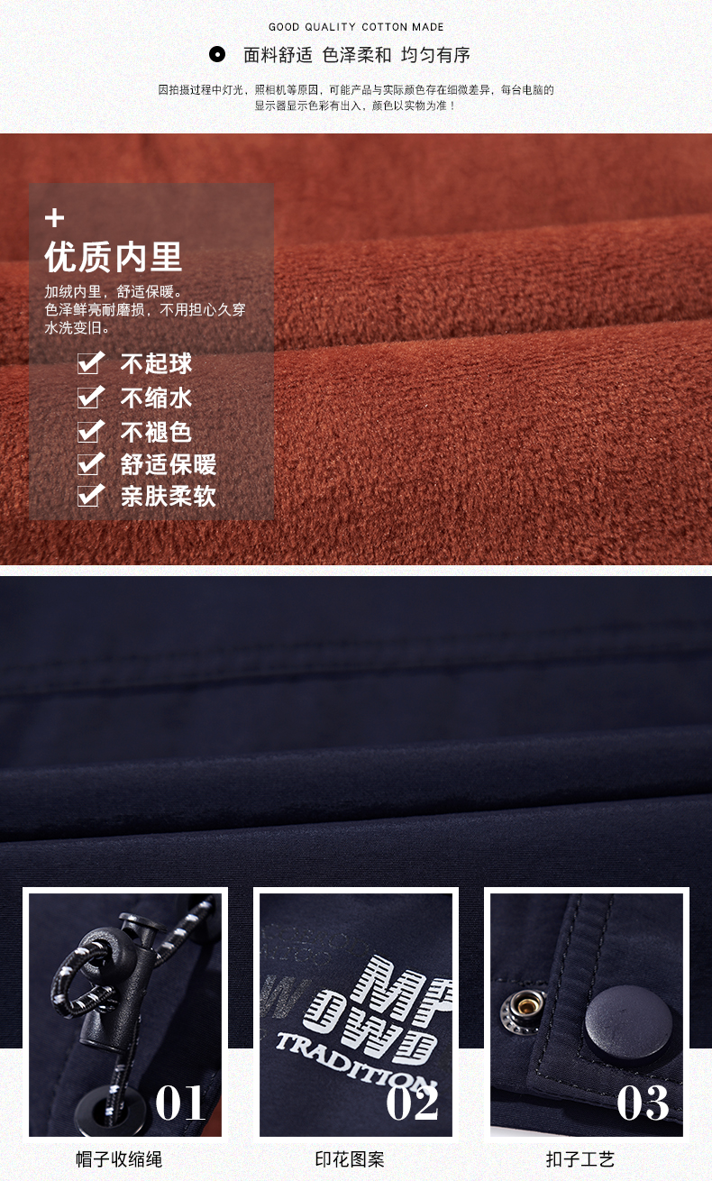 Blouson homme ZHAN manches longues - Ref 3119078 Image 10