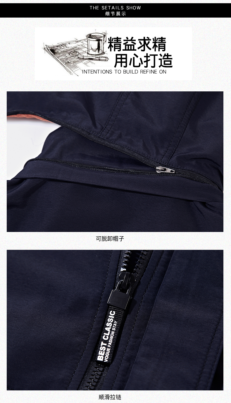 Blouson homme ZHAN manches longues - Ref 3119078 Image 33