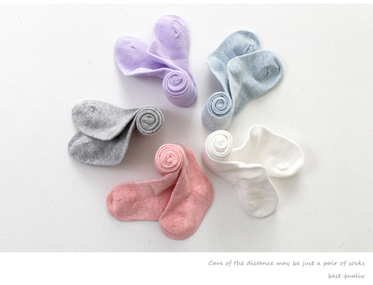 Vớ cao cổ cho bé mùa xuân và mùa thu cotton lỏng lẻo Vớ bé 0-6-12 tháng Nam và nữ trên tất đầu gối 0-1 tuổi shop quần áo trẻ em đẹp