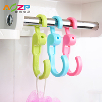 Rishang Japanese style 360 degree rotatable hook Car back seat hook Clothes hook Space-saving 2-pack