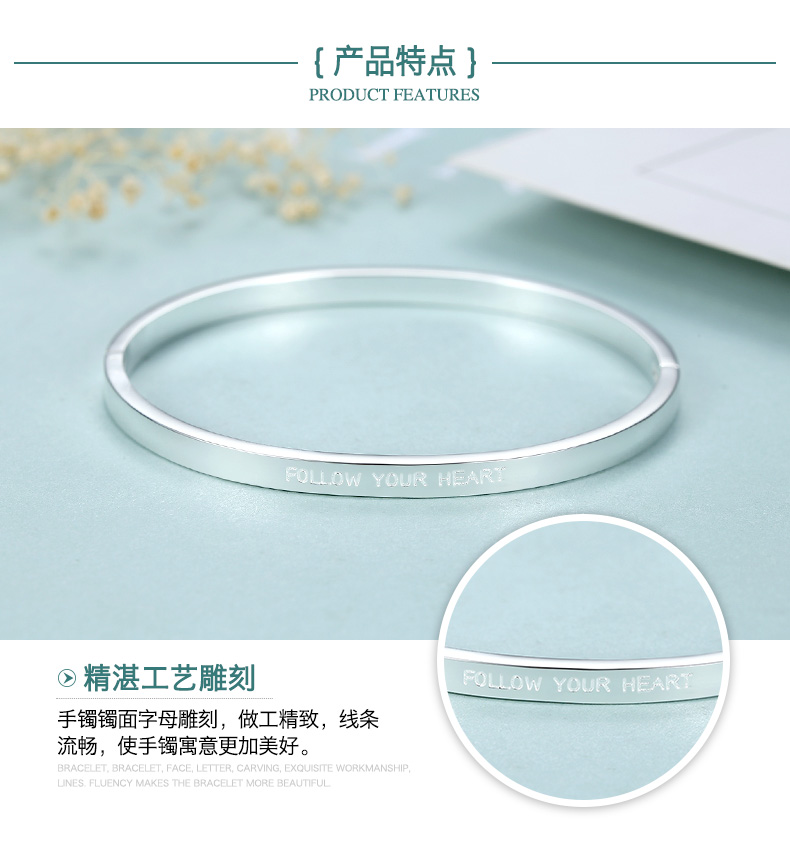 Vòng tay bạc bảy mẫu nữ phiên bản Hàn Quốc thời trang đơn giản Sen sinh viên màu đỏ để gửi cho bạn gái vòng tay bạc vòng trầm