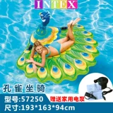 Intex, надувной бассейн для взрослых, водная игрушка, плавательный круг, павлин, популярно в интернете