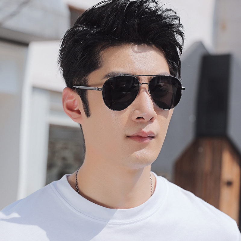 Sunglasses men's driving special polarized sunglasses anti-UV 2020 new trend driver driving glasses