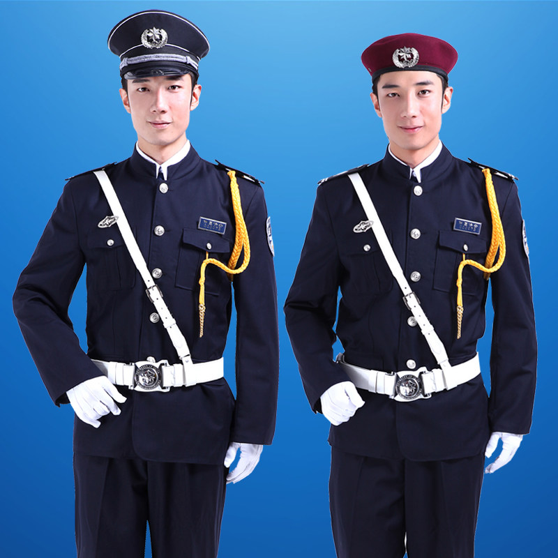 Security Work Clothes Suit Men's Image Posts Uniform Spring Autumn Winter Hotel Property Long Sleeve Upscale Security Guard Service Complete