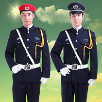 New security work clothes spring and autumn and winter suit mens long-sleeved high-end full set of hotel community property image post uniform